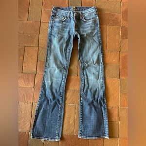 7 for all mankind low-rise denim jeans